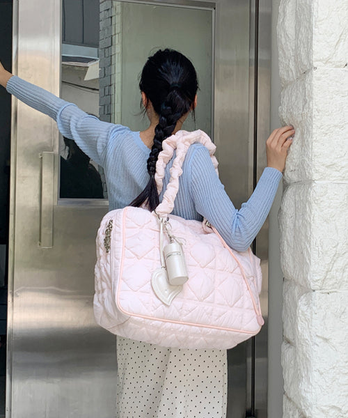 CARLYN Travel Bag PALE PINK_H74120010 - Size & Review | Musinsa