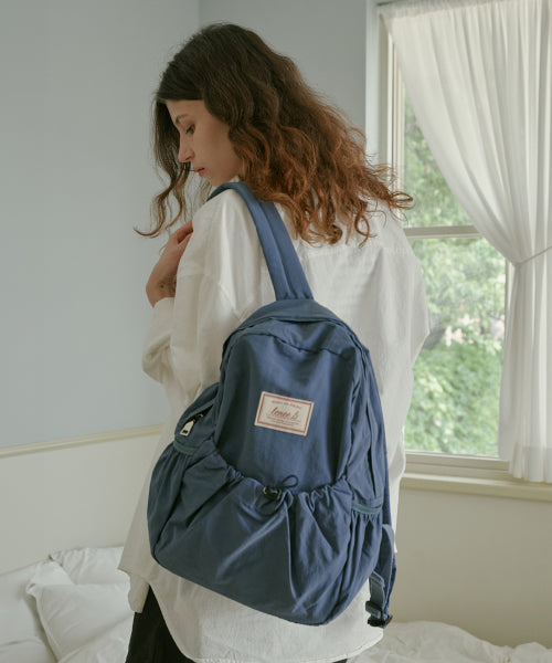 LENEE B String Backpack Deep Blue - Size & Reviews | MUSINSA