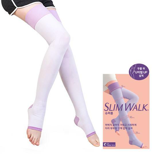 Slim Walk Nighttime Super Long Compression Stockings