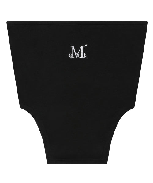 MUCENT Back Detail Signature Unbalanced Tube Top (2 Colors) - Size & Review | MUSINSA