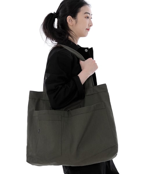 City Boy Mega Big Shoulder Bag CBM-110 Khaki