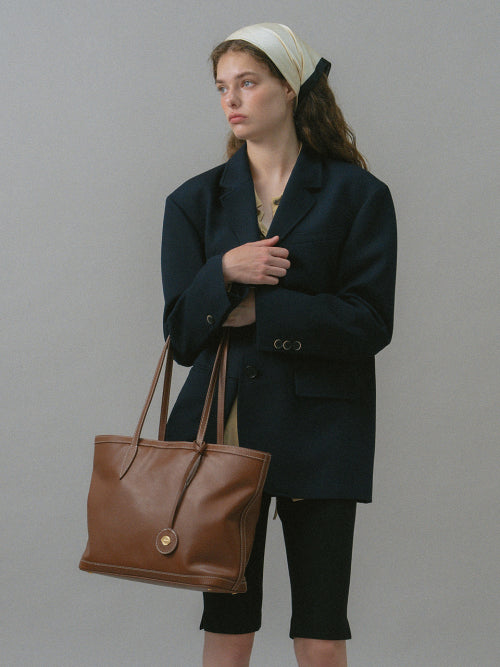 UNEDIT U Stitch Point Shopper Bag_2colors - Size & Late | Musinsa