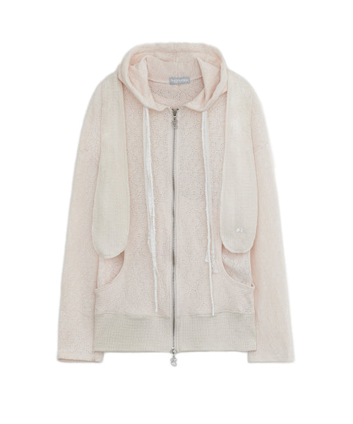 HUG YOUR SKIN Toggling Hooded Zip-Up (Beige) - Size & Review | Musinsa