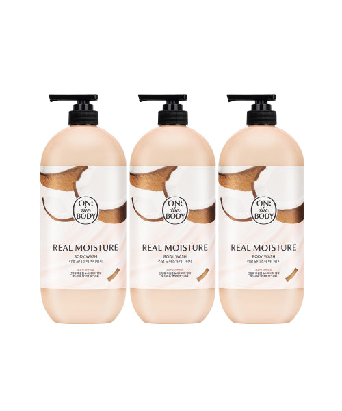 Real Moisture Almond Body Wash 900g, 3 pieces