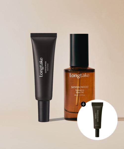 Solid Perfume & Hair Oil Duo Set (Sandalwood/Black T&Pig/Basil & Bettever)