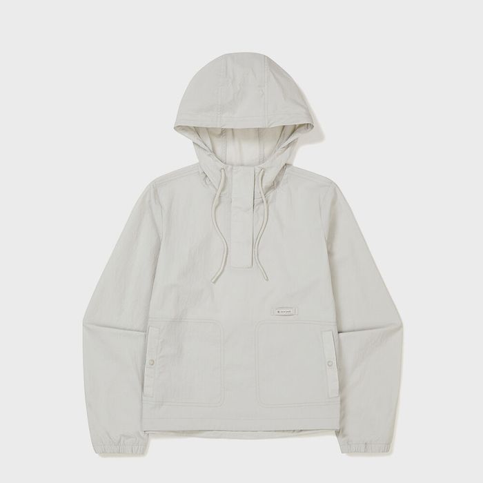 Root Women's Semi-Crop Anorak Light Beige (S23MWRAN21)