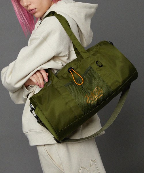 Signature Logo Sporty Duffel Bag Khaki