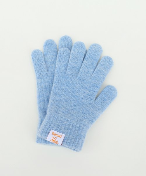 SHORT KNIT GLOVES - SKY BLUE knit gloves wool gloves short gloves