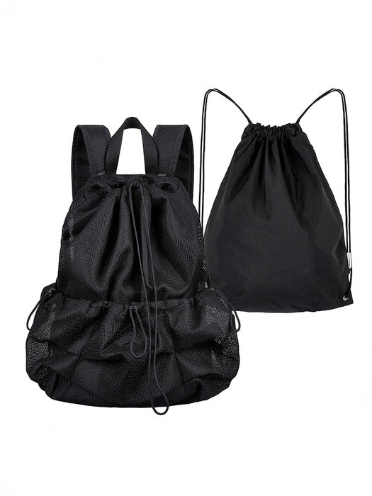 Mesh Pocket Backpack