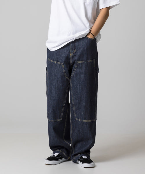 DICKIES Double Ni Carpenter Denim Pants Indigo Blue - Size & Review | Musinsa