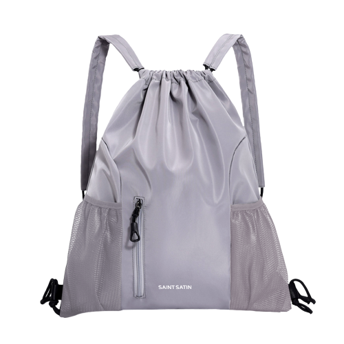 SAINTSATIN Cover Gym Sack Backpack Shoe Bag_Gray - Size & Review | MUSINSA
