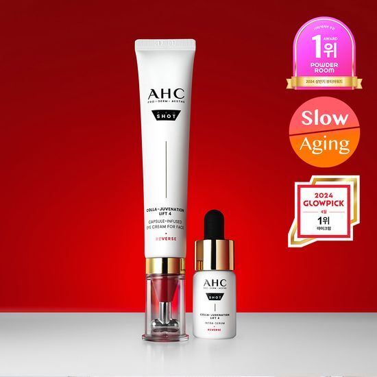 AHC Pro Shot Collagen Juvenaion Eye Cream for Face 30ml Set (+Serum 10ml)