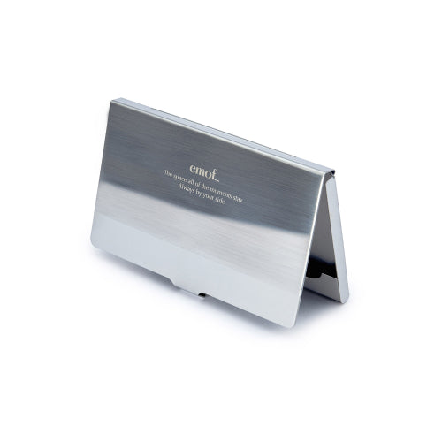 SILVER MIRROR CASE Stainless Steel Mirror Business Card Case