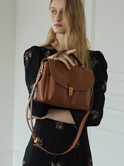 OTHER AND MUSE Medium Satchel Bags_Steach Brown - Size & Review | Musinsa