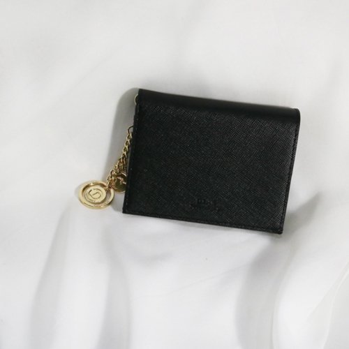 Saffiano Minette Wallet Black + Zodiac Keyring