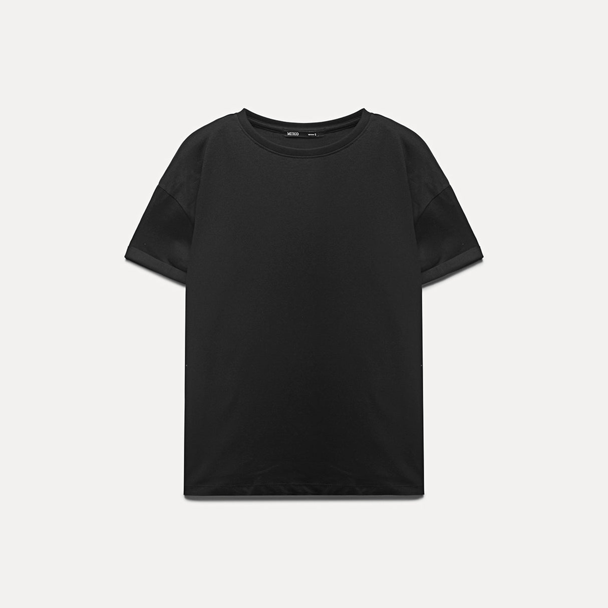 Misso Roll-Up Sleeve Oversized Fit Short-Sleeved T-shirt_MIWHWF531A