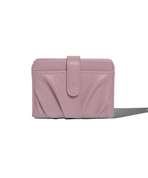 Dough Compact Business Card Bill Women's Leather Card Wallet Dusty Purple