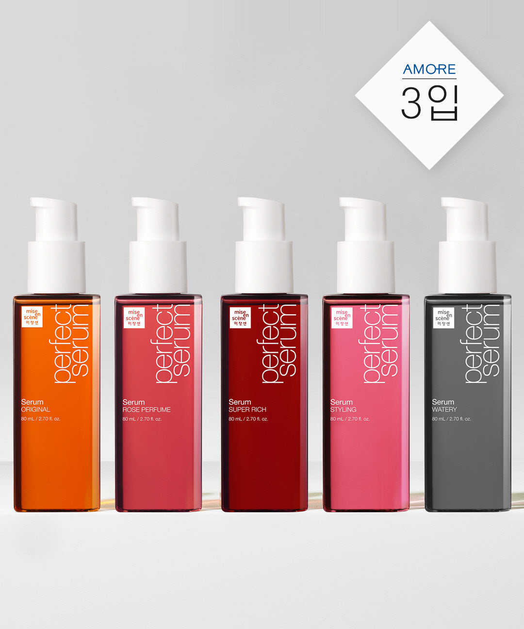 AmorePacific Hairbody Miseensen Perfect Serum 80 ml 3 Pieces (Optional)