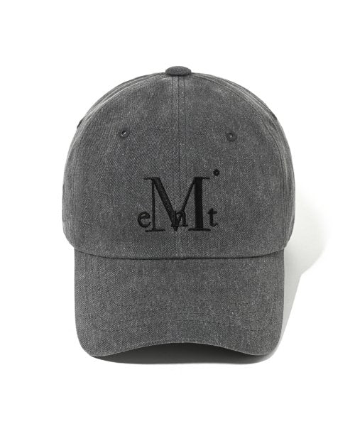 MUCENT Signature Ball Cap (Dyeing Gray Denim) - Size & Review | MUSINSA
