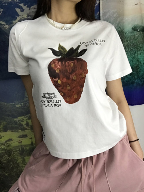 Women's Semi-Crop Forever Short-Sleeved T-shirt