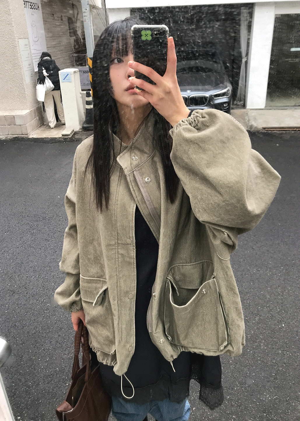 Seoul-based PIGMENT CORDURROY FIELD JACKET