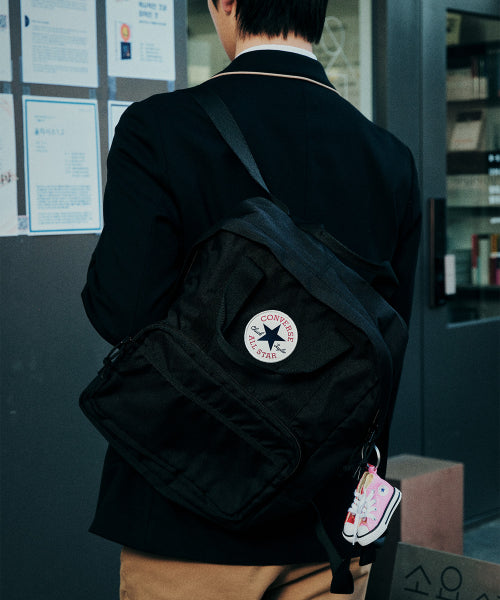 Small Square Backpack Black 10026013-A01