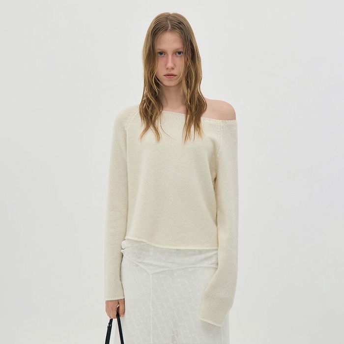 BABY ALPACA BATEAU-NECK SWEATER_IVORY_LC244KN06IV