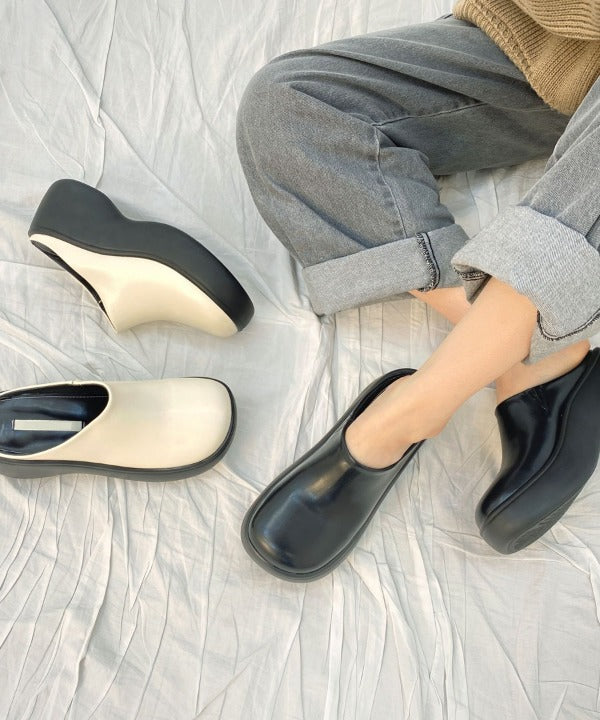 Bonnie And Girl Opilin Basic Whole-Hoofed Mule Slipper 6.5 cm