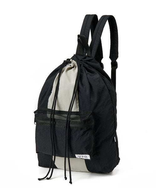 Two-Way Basket Sling Backpack Gray