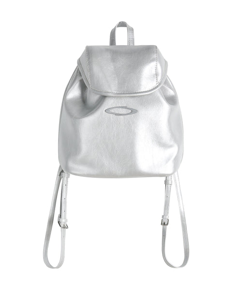 NOIAGO NOI1339 Leather Mini Backpack (Silver) - Size & Review | MUSINSA