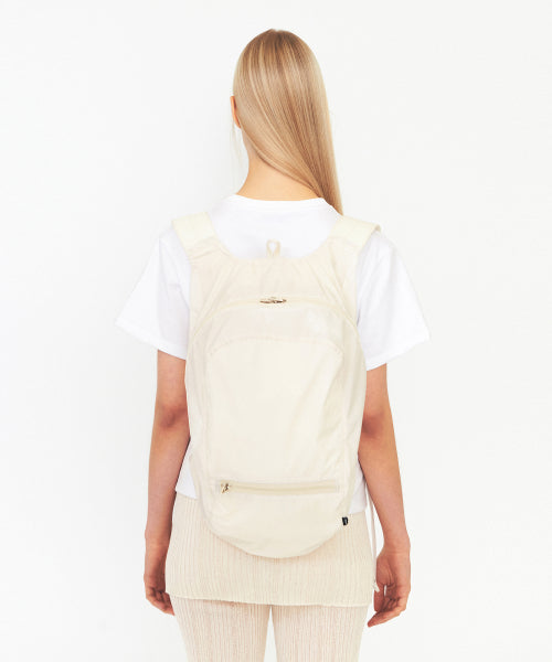 DIAGONAL LIGHT PACKABLE BACKPACK (ivory) - Size & Review | Musinsa