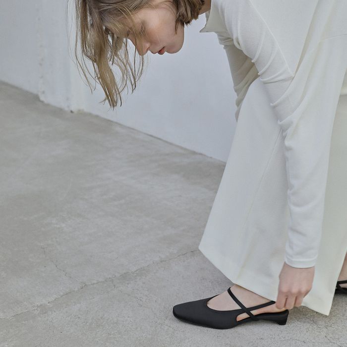 ETTE Satin Slingbacks (2color)