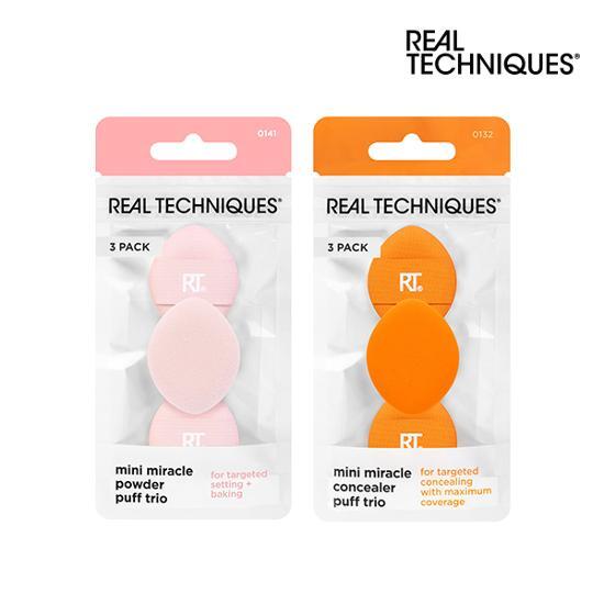 Real Techniques Mini Miracle Puff Trio Choose 1 of 2 Types