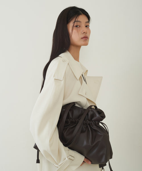 FROMWERE Bucket Tote Bag Brown - Size & Review | Musinsa