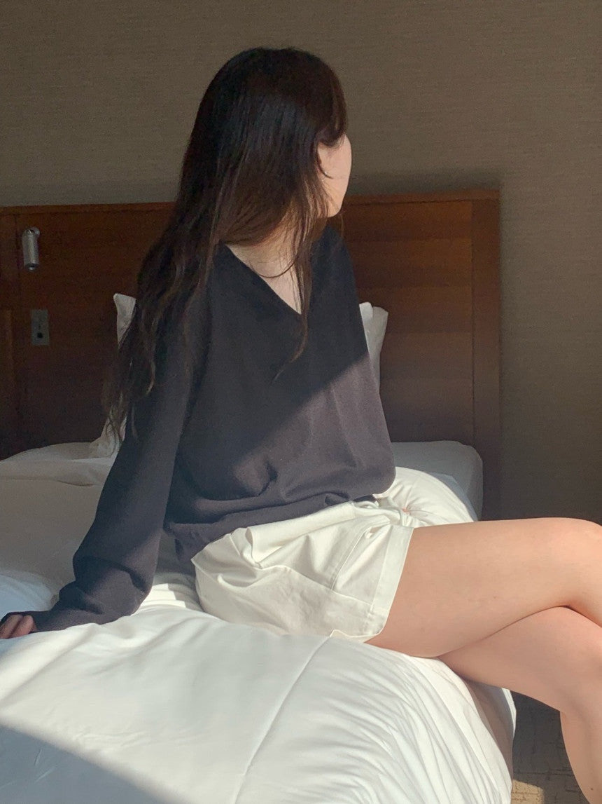 London Plate Flannel Pine Hall Garment Knitwear Summer Long-sleeved Knitwear Linen Knitwear