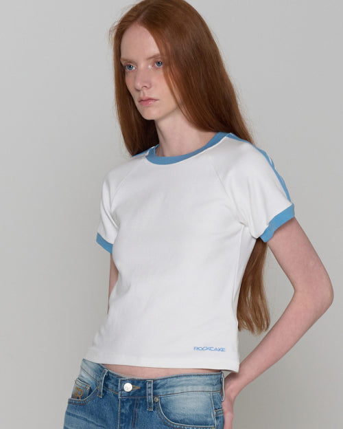 Sports 96 Lace Crop Top - White