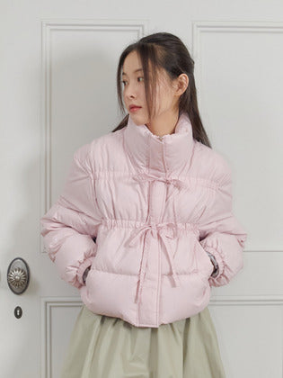 RIBBON SHIRRING PADDING (LIGHT PINK)