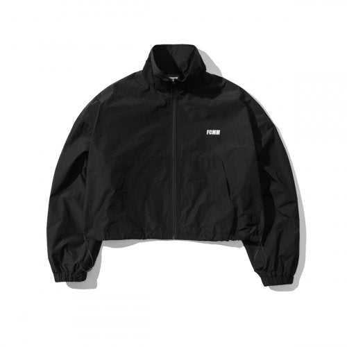 Club Women's Crop Windbreaker - Black (Photocard Included)