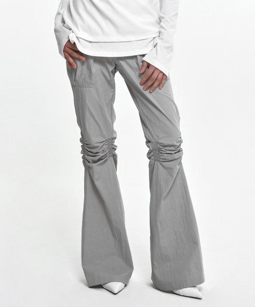 Nude (NACHE) EXPOSURE ZIP DETAIL PANTS (UNISEX) GRAY - SIZE & LATE | MUSINSA