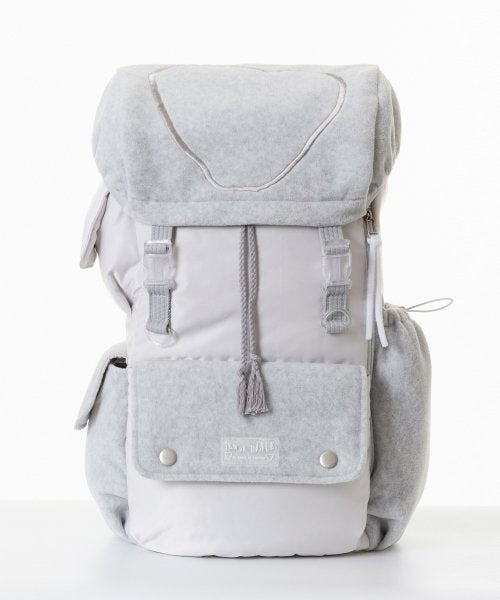 Heart Super Big Backpack_Light Gray