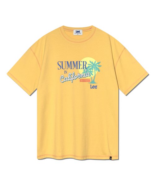 Topstitch Tropicana Short Sleeve T-Shirt Yellow