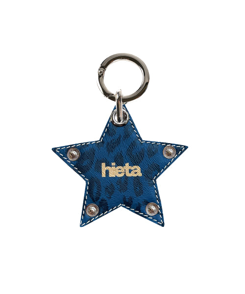 Tanny Keyring / Blue Leopard