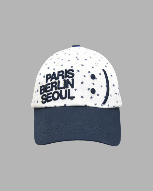 THE MUSEUM VISITOR SMILE LOGO BALLCAP (WHITE) - SIZE & LATE | MUSINSA