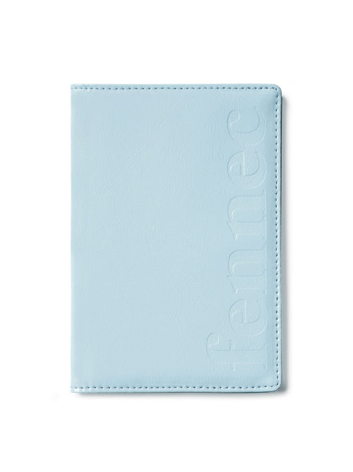Crinkle Passport Case - Candy Blue