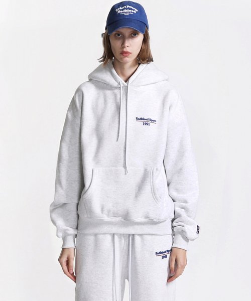 Basic Sport Fleece Hoodie - Ash Gray