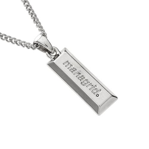 SILVER BAR NECKLACE SILVER (MG2ASMAB90A)