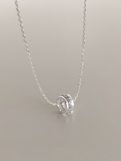 Ondone [925silver] Holic Daily Cubic Necklace