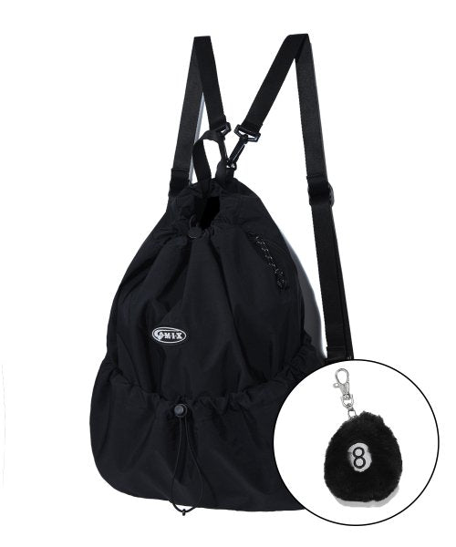 TIMCOMIX TIM DRAW STRING BAG BLACK - Size & Reviews | MUSINSA