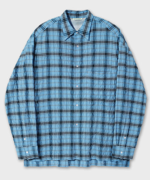 Blueberry Check Shirt_Blue