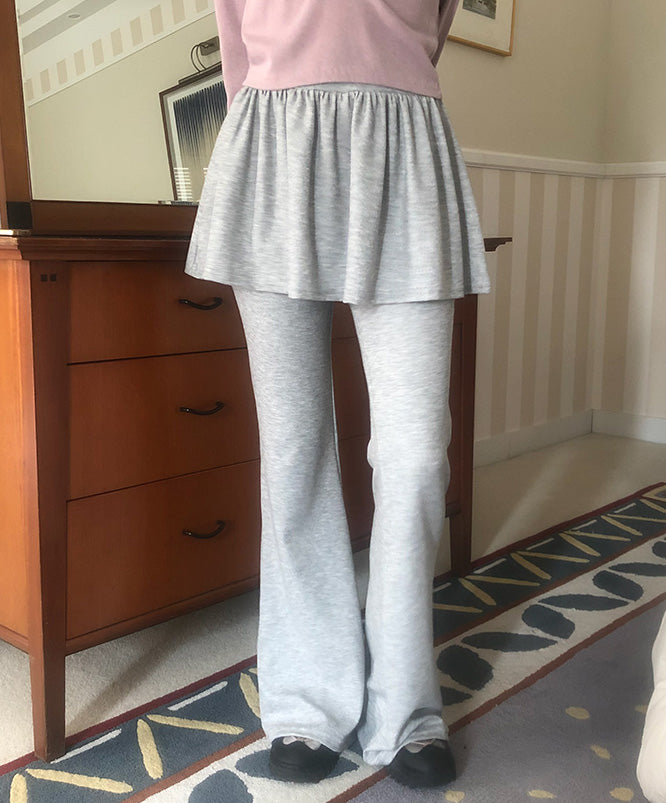 Nearware [🌸New Spring] Minamine Flare Bootcut Skirt (3 colors)